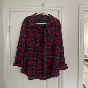 Red and Black Plaid Flannel